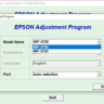 Сброс Epson WF3720 WF3723 Adjustment Program