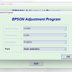 Сброс EPSON AdjProg L4160L4163L4165L4166L4167L4168L4169