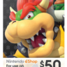 Карта пополнения Nintendo eShop 50$ USA США