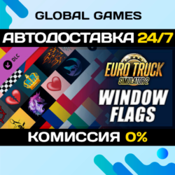 Euro Truck Simulator 2 - Window Flags DLC STEAM