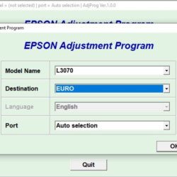 Сброс Epson L3050 L3070 Adjustment Program