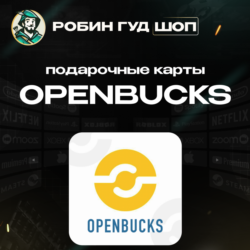 ПОДАРОЧНАЯ КАРТА OPENBUCKS  1-100 USD  GLOBAL
