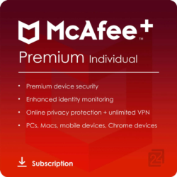 McAfee  Plus Premium Unlimited Devices 1Year   Paypal