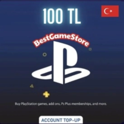 100 TRY (TL) PSN balance in Turkey