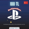 100 TRY (TL) PSN balance in Turkey