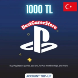 1000 TRY (TL) PSN balance in Turkey