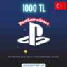 1000 TRY (TL) PSN balance in Turkey