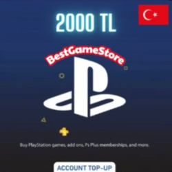 2000 TRY (TL) PSN balance in Turkey
