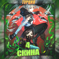 [TR] VALORANT [ 4 СКИНА ]   Полный доступ