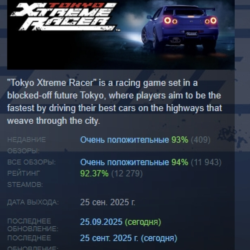 Tokyo Xtreme Racer АВТОДОСТАВКА STEAM GLOBAL МГНОВЕННО ЛИЦЕНЗИЯ