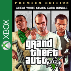 GTA V: Premium Edition   пл.карта «Белая акула»  Xbox