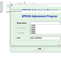 Сброс Epson L3212 L3213 L3215 L3218 L3219