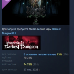 Darkest Dungeon II - Inhuman Bondage DLC AUTODELIVERY STEAM РОССИЯ