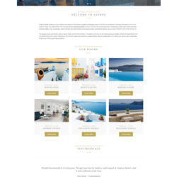 Andros - Тема WordPress | Отели / Путешествия