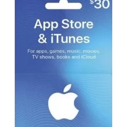 iTunes Gift Card $30 USA - без комиссии