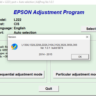 Сброс Epson L130 L132 L220 L222 L310 Adjustment Program