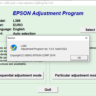 Epson L386 Adjustment Program