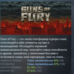 Guns of Fury АВТОДОСТАВКА STEAM GLOBAL МГНОВЕННО ЛИЦЕНЗИЯ