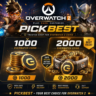 Монеты Overwatch 2: 1000 / 2000 | Глобальный |