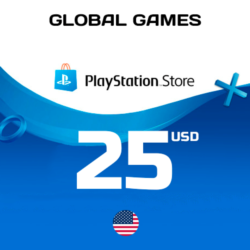 Карта PlayStation PSN 25 USD США  КОД ПОПОЛНЕНИЯ
