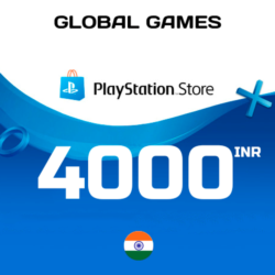 Карта PlayStation PSN 4000 INR Индия  КОД ПОПОЛНЕНИЯ