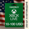 США XBOX [10-100]$ Подарочная карта оплаты код пополнен