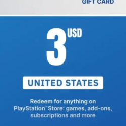 Playstation Network PSN $3 (USA) - без комиссии