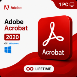 Adobe Acrobat 2020  Windows 1 Device  Lifetime