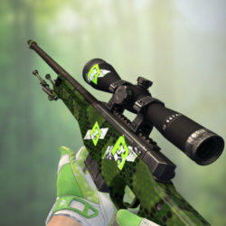 AWP | Pit Viper С 4 СЛУЧАЙНЫМИ НАКЛЕЙКАМИ