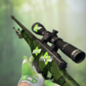 AWP | Pit Viper С 4 СЛУЧАЙНЫМИ НАКЛЕЙКАМИ