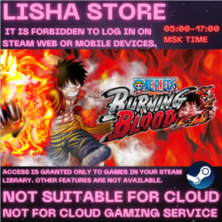 ONE PIECE BURNING BLOOD Стим Оффлайн на 90 дней