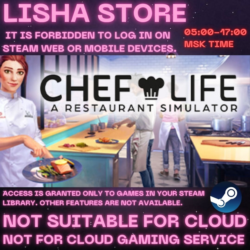 Chef Life:A Restaurant Sim Стим Оффлайн на 90 дней