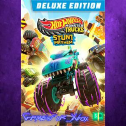 ☀️Hot Wheels Monster Trucks Stunt Mayhem Deluxe Edition XBOX