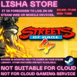 Streets of Rage 4 Стим Оффлайн на 90 дней