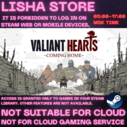 Valiant Hearts: Coming Home Стим Оффлайн на 90 дней