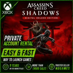 💚 АРЕНДА Assassin's Creed Shadows Digital Deluxe Edition Xbox Series Личный Аккаунт