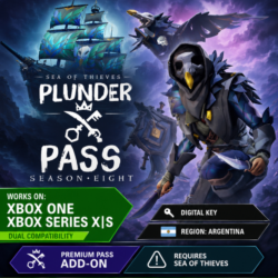 sea of thieves season eight plunder pass dlc xbox key