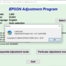 Сброс Epson L455 L456 Adjustment Program