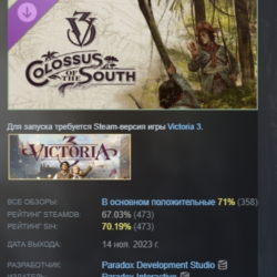 Victoria 3: Colossus of the South DLC STEAM РОССИЯ