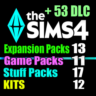 SIMS 4   53 DLC (13 дополнений 11 наборов 17 каталогов 9 комплектов)