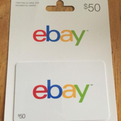 EBAY GIFT CARD  50$  США