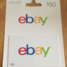 EBAY GIFT CARD  50$  США