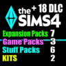 SIMS 4   18 DLC (7 допов 3 наборов 6 кат. 2 компл.)
