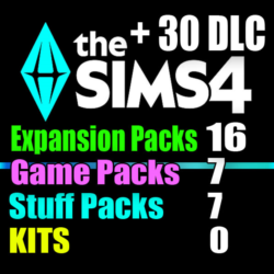 SIMS 4   30 DLC (16 допов 7 наборов 7 кат. 0 компл.)