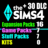 SIMS 4   30 DLC (16 допов 7 наборов 7 кат. 0 компл.)