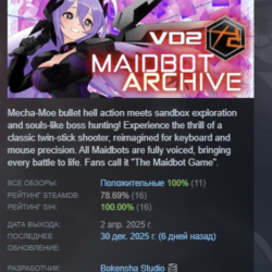 Vindictive Drive 2: Maidbot Archive АВТОДОСТАВКА STEAM GLOBAL МГНОВЕННО ЛИЦЕНЗИЯ