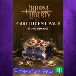 ☀️THRONE AND LIBERTY - 2,500 Lucent Pack  375 Bonus XBOX DLC