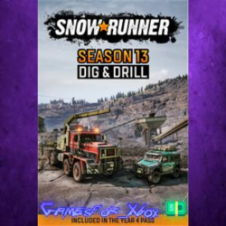 ☀️SnowRunner - Season 13 Dig & Drill XBOX DLC