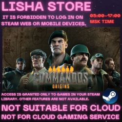 Commandos: Origins Steam For 90 days