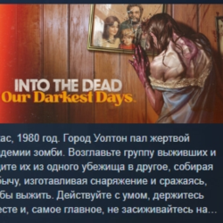 Into the Dead: Our Darkest Days АВТОДОСТАВКА STEAM GLOBAL МГНОВЕННО ЛИЦЕНЗИЯ